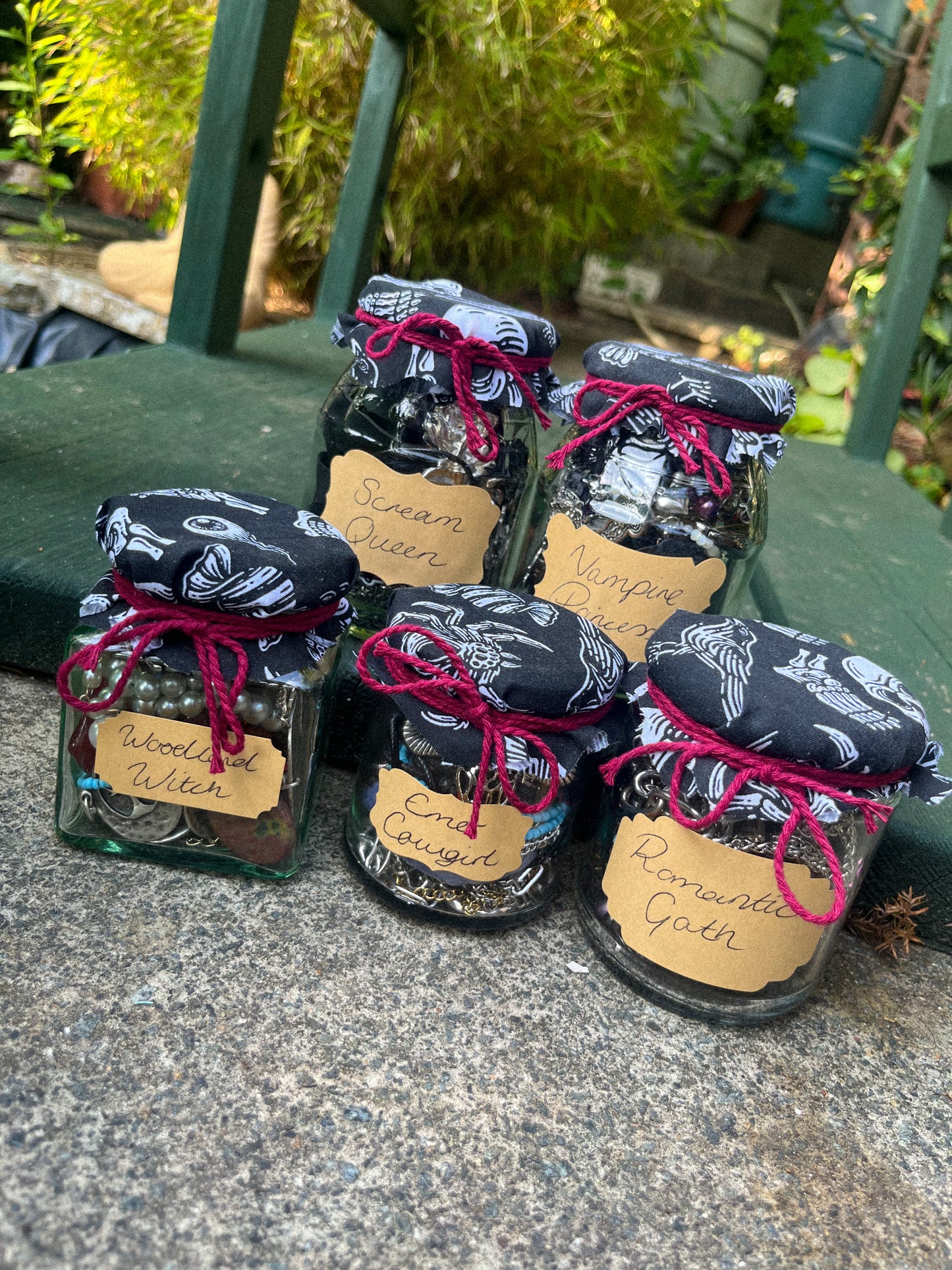 Romantic Goth Mystery Jar