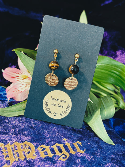 Tigers Eye Earrings