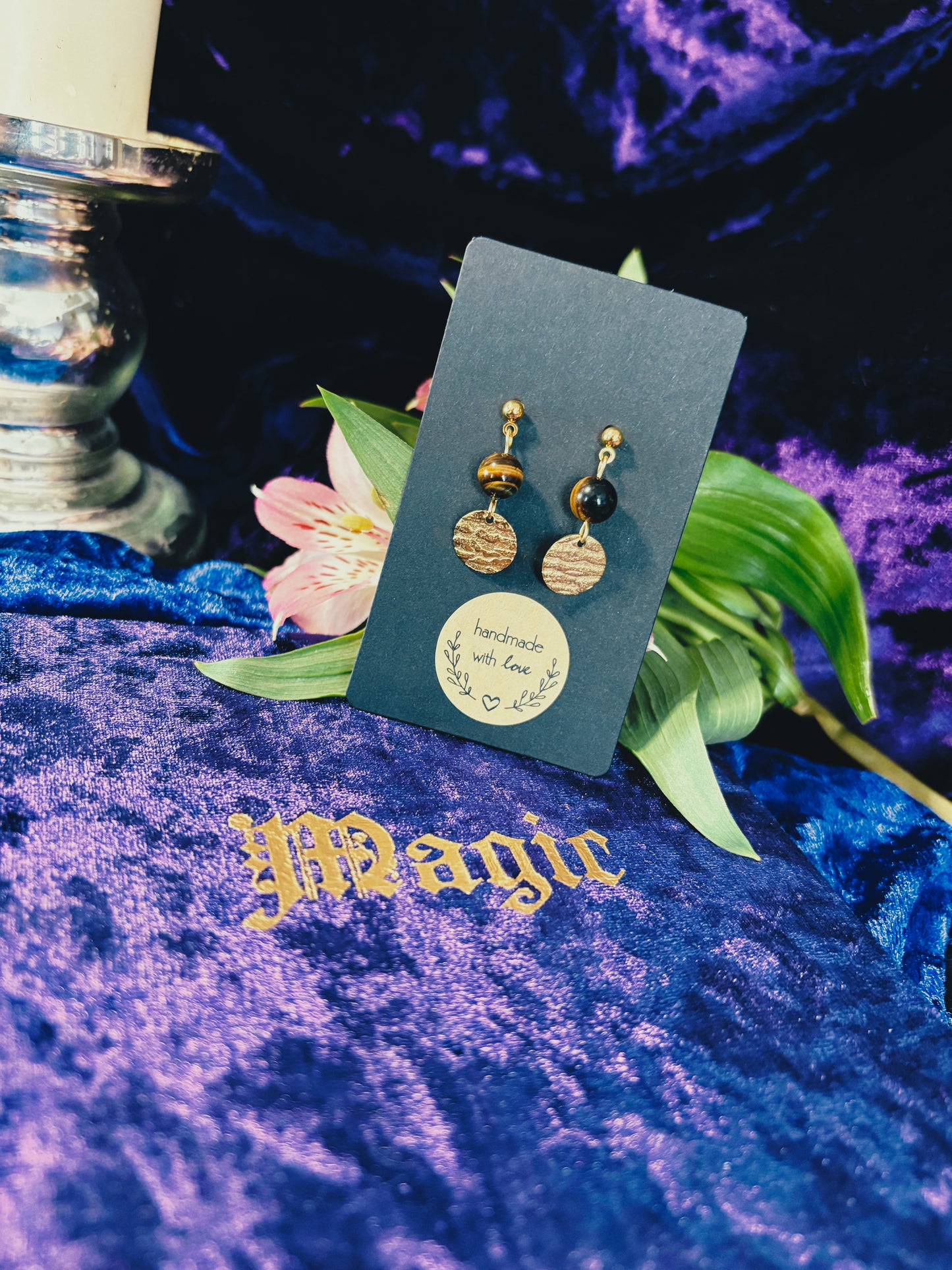 Tigers Eye Earrings